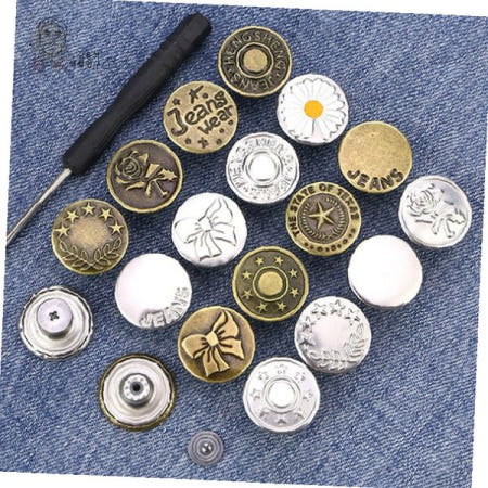 의류 바지 치마 허리 사이즈 조절 늘리기 줄이기 단추 똑딱이 버튼 교체 수선