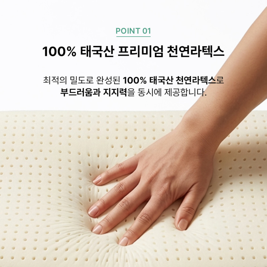 슬립웰리 스탠다드 경추베개 목디스크 거북목 일자목 목주름 옆으로자는 깊은잠 라텍스 베개
