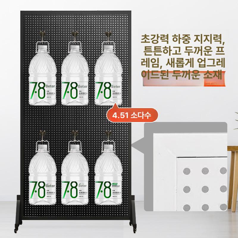 이동식 파티션 가벽 가림막 폴딩 커스텀 사이즈 원룸 간이벽 철제 우드 칸막이 - 상세 이미지 4