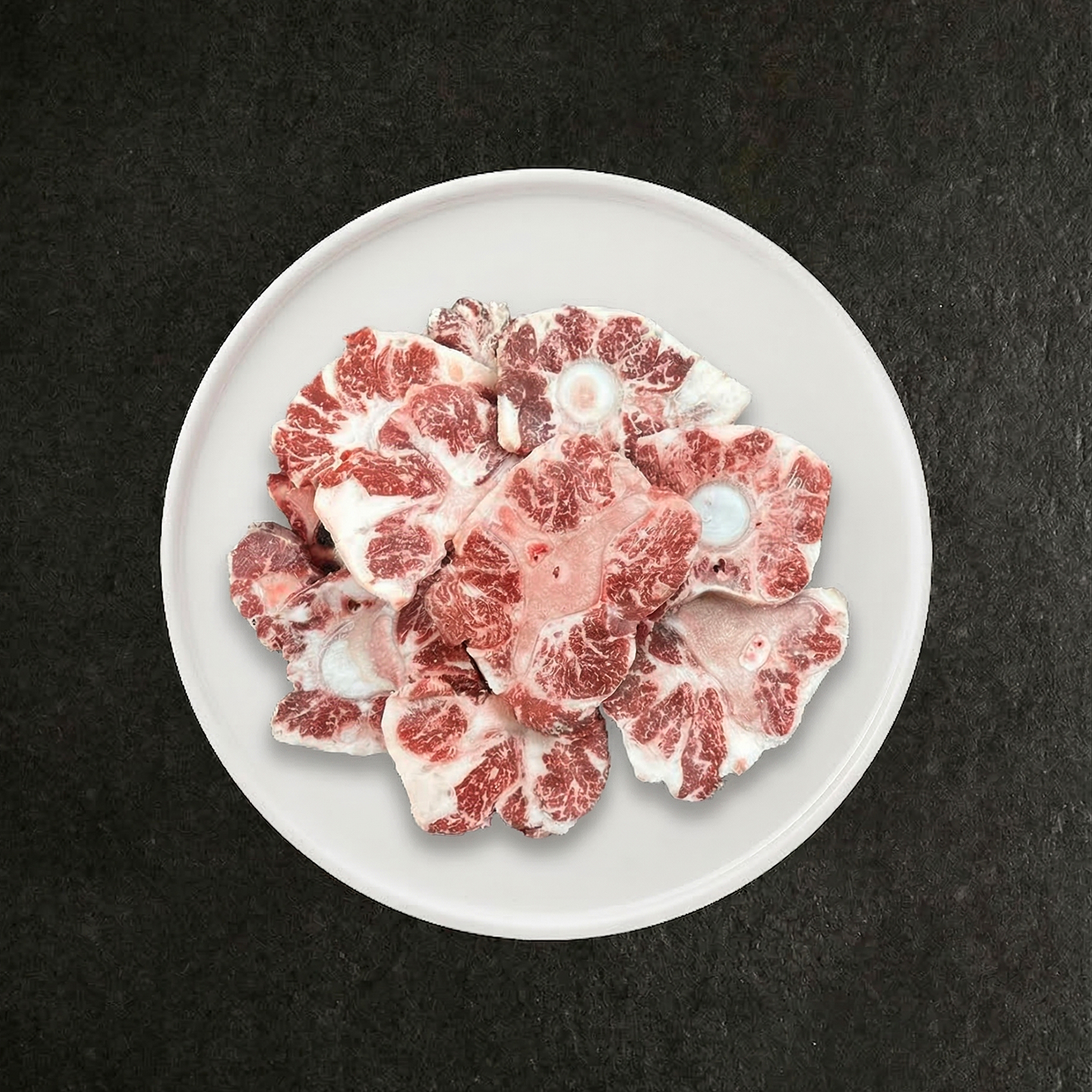 우공감 한우 알꼬리 구이용 슬라이스 300g 소꼬리 구이 캠핑 고기 소꼬리 캠핑요리 - 상품 이미지