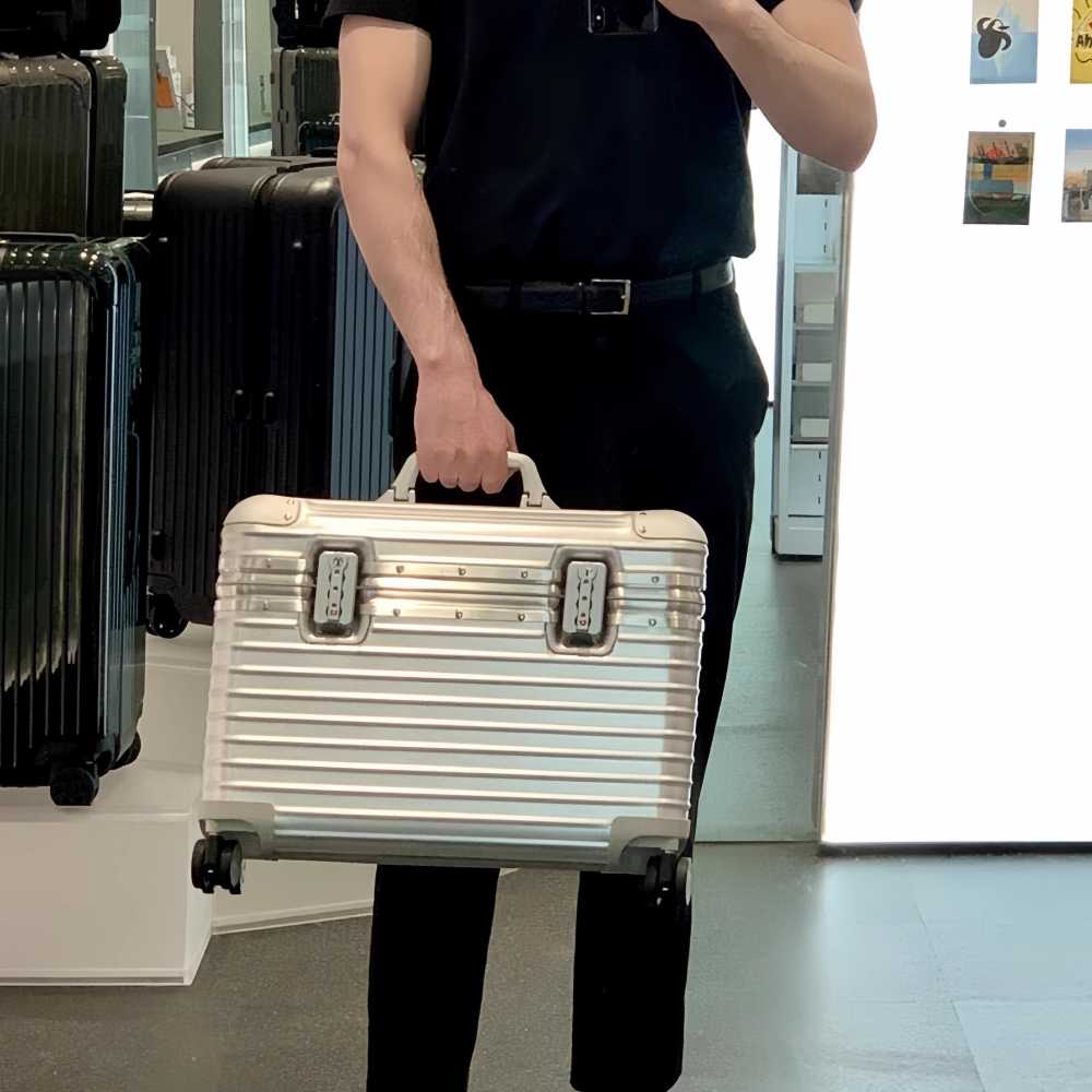 알루미늄 수하물 가방 공항 승무원 용 기내용 여행 캐리어 18인치 - 상세 이미지 2