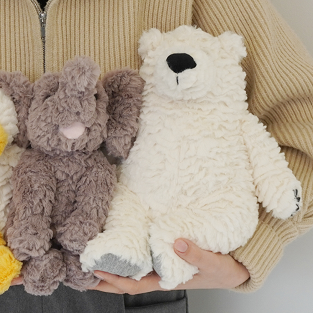 북극 곰 코끼리 오리 악어 애착 인형 - 상품 이미지