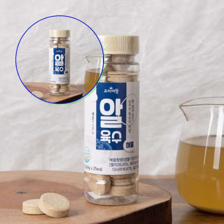 쌍문상회 간편한 코인육수 해물 사골 잔치국수 동전형 조미료