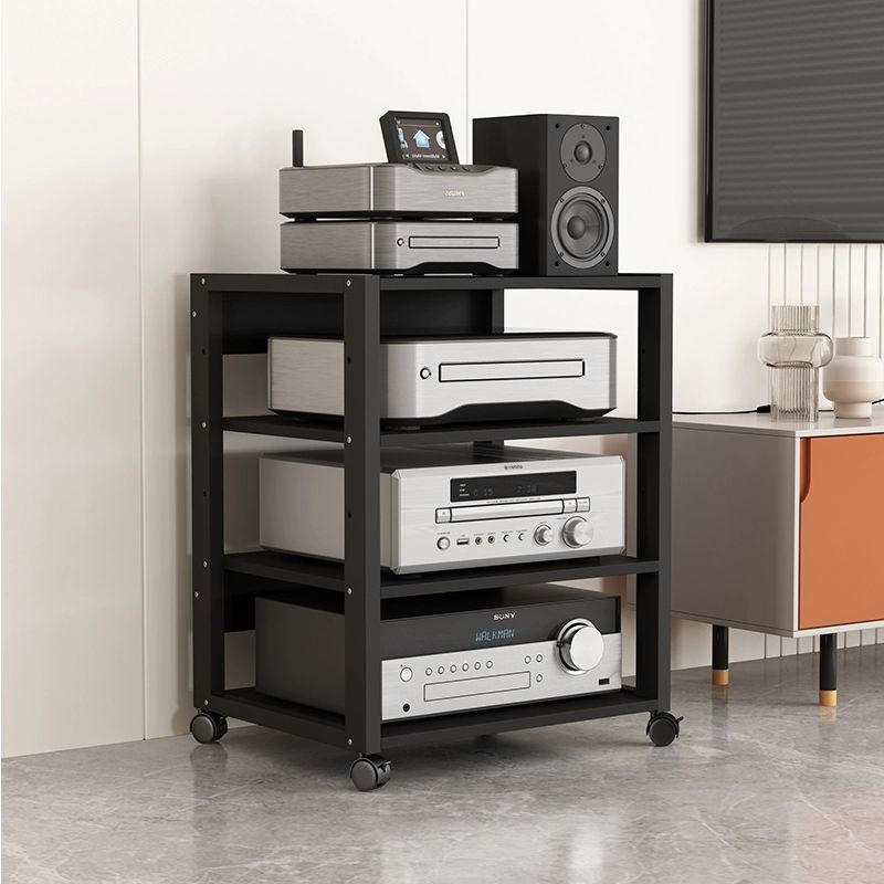 오디어 거치대 선반 받침대 전축 데스크 정리 전축 - 상품 이미지