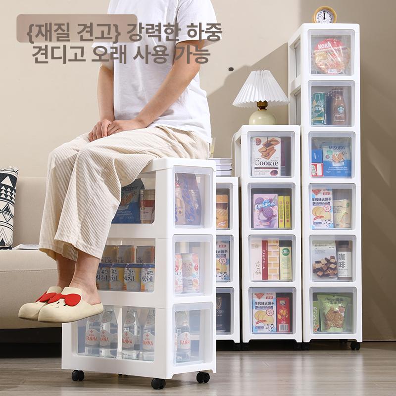 틈새 수납장 다용도실 주방 폭좁은 공간활용 세탁실옆 다목적 선반 슬림 - 상세 이미지 4