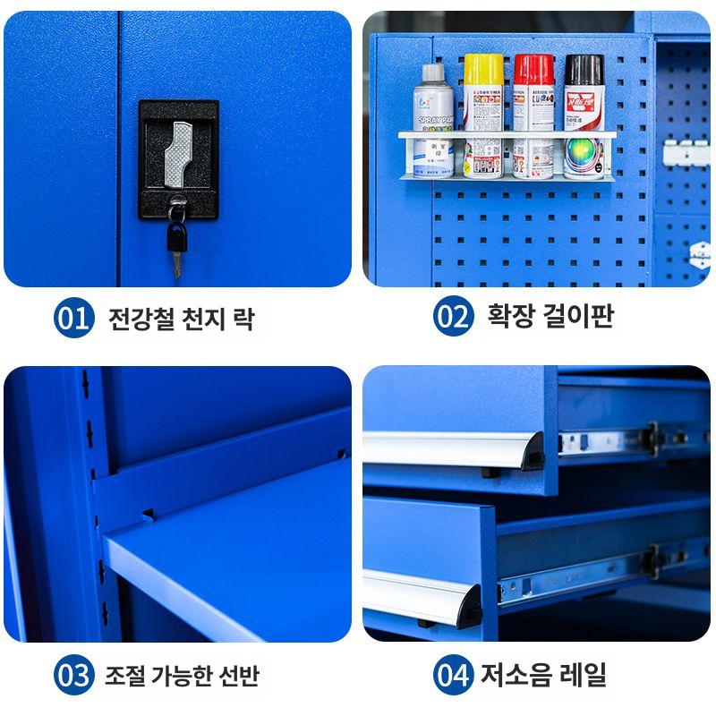 정비 공구수납함 철제 대형 단일섹션 수납장 다용도 보관함 현장용 - 상세 이미지 4