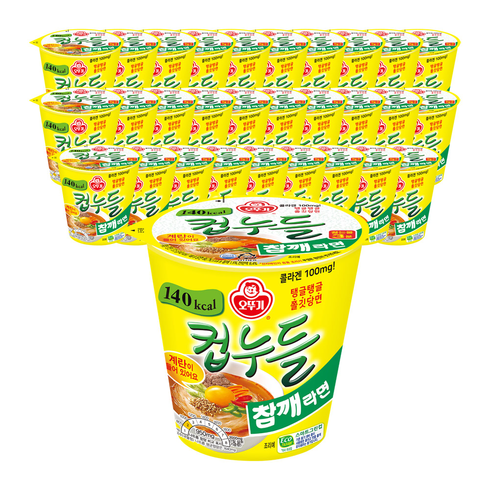 오뚜기 컵누들 참깨라면 37.5g, 30개 - 상품 이미지