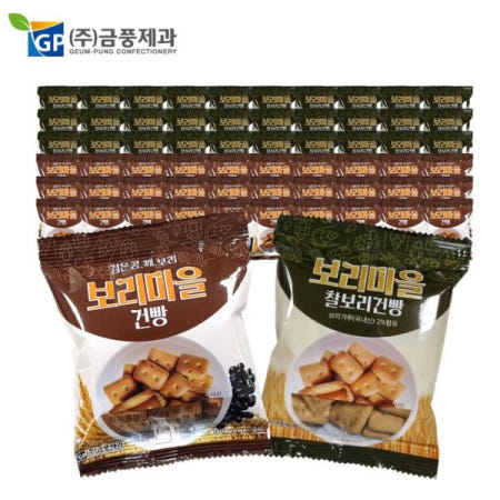 보리과자 금풍제과 보리마을건빵 찰보리30gx30+검은콩깨30gx30