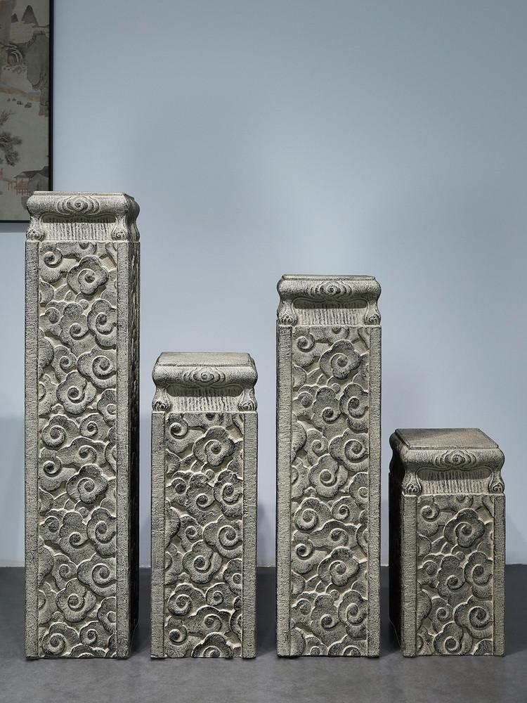 해태 조각상 정원 A 입구 전통 모형 가벼운 장식 해치 70cm 길상운 기둥 - 상세 이미지 5
