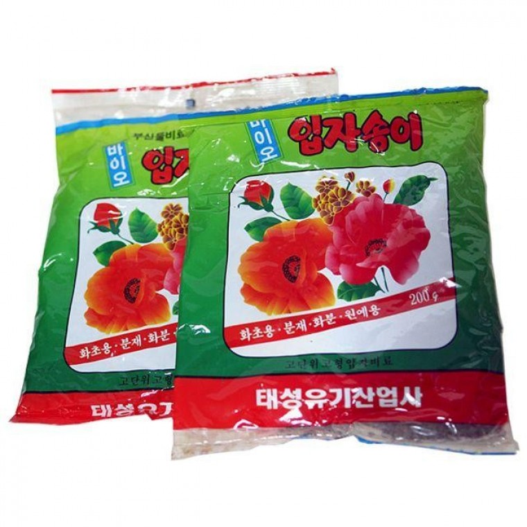 입자송이 200g (2개) 고형입자비료 거름 퇴비 - 상품 이미지