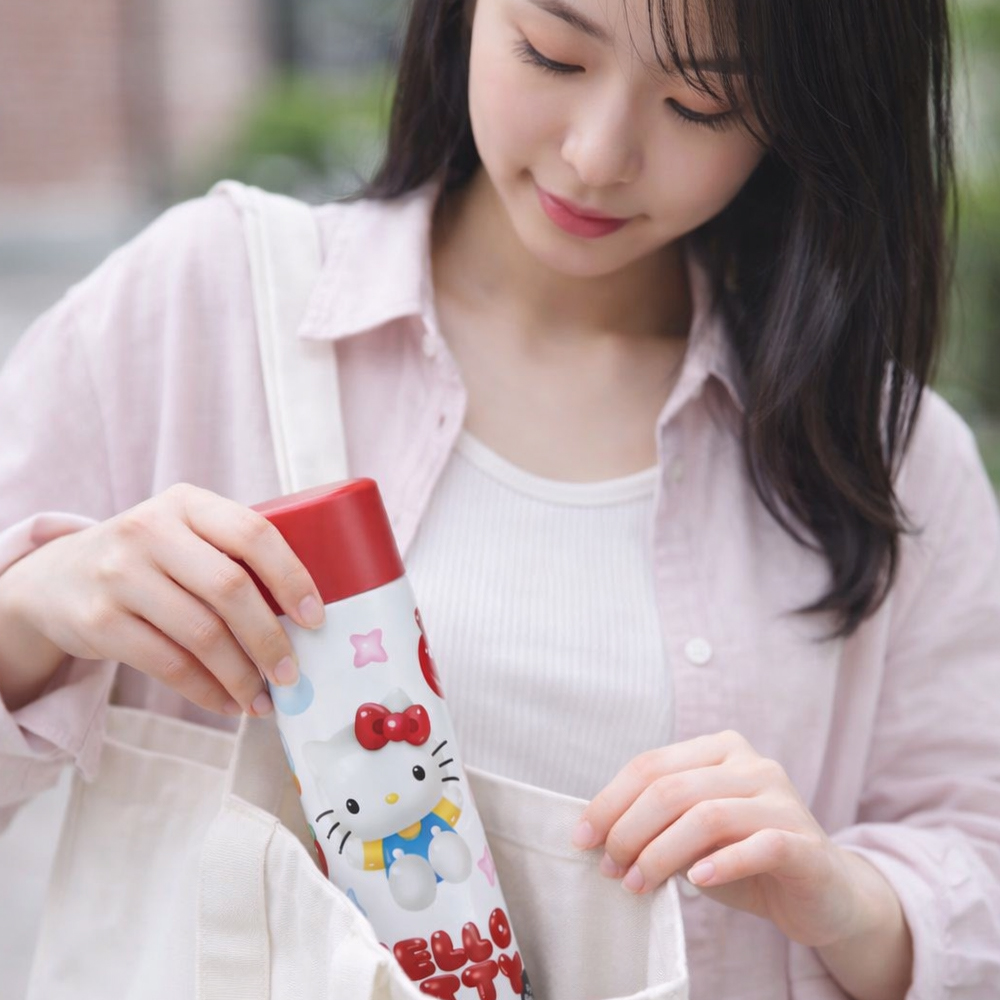 산리오 캐릭터 퍼피벌룬 스텐 머그보틀 160ml, 헬로키티 이미지 7