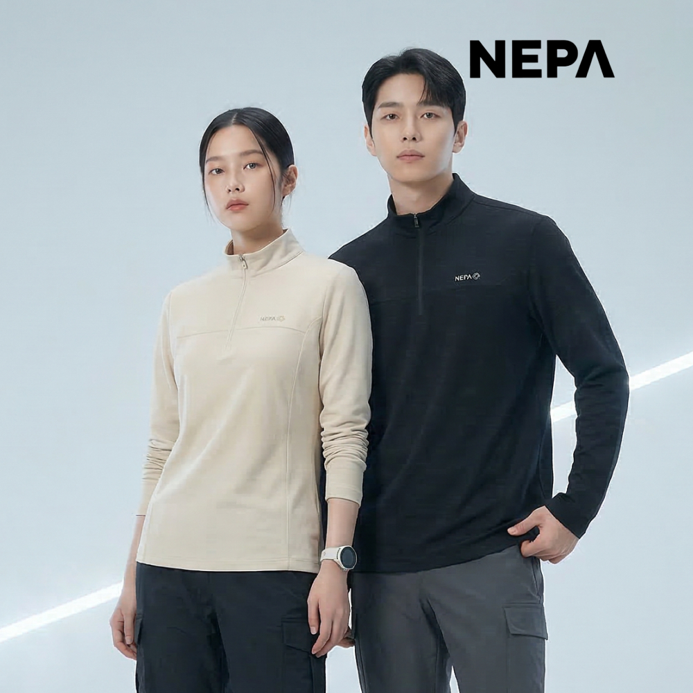 네파 남성 여성 긴팔 티셔츠 집업 등산복상의 봄 아웃도어 기능성 까르비코 - 상품 이미지