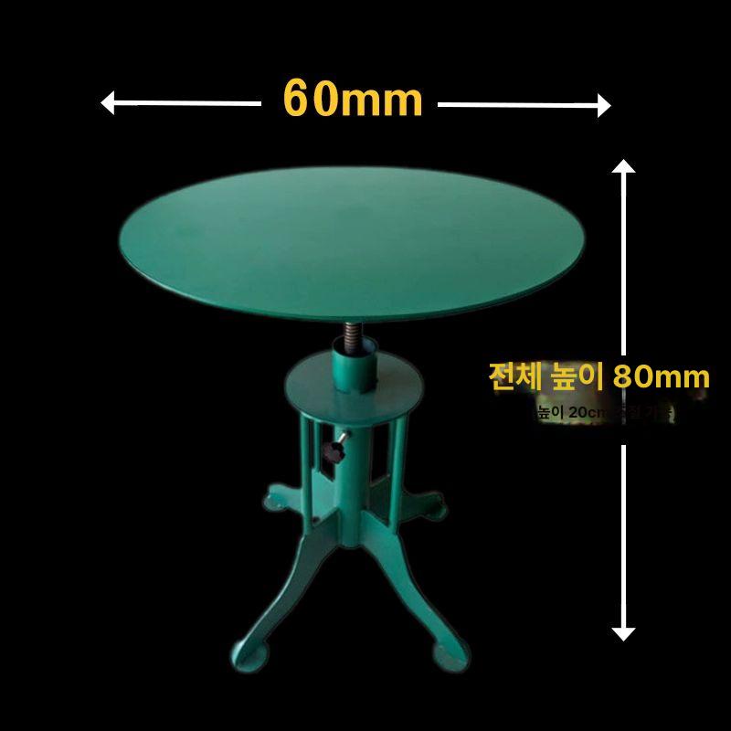 원예용 분재 회전판 가드닝 다이 턴테이블 작업 꽃꽂이 화분 분갈이 탁상 강판 - 상세 이미지 4