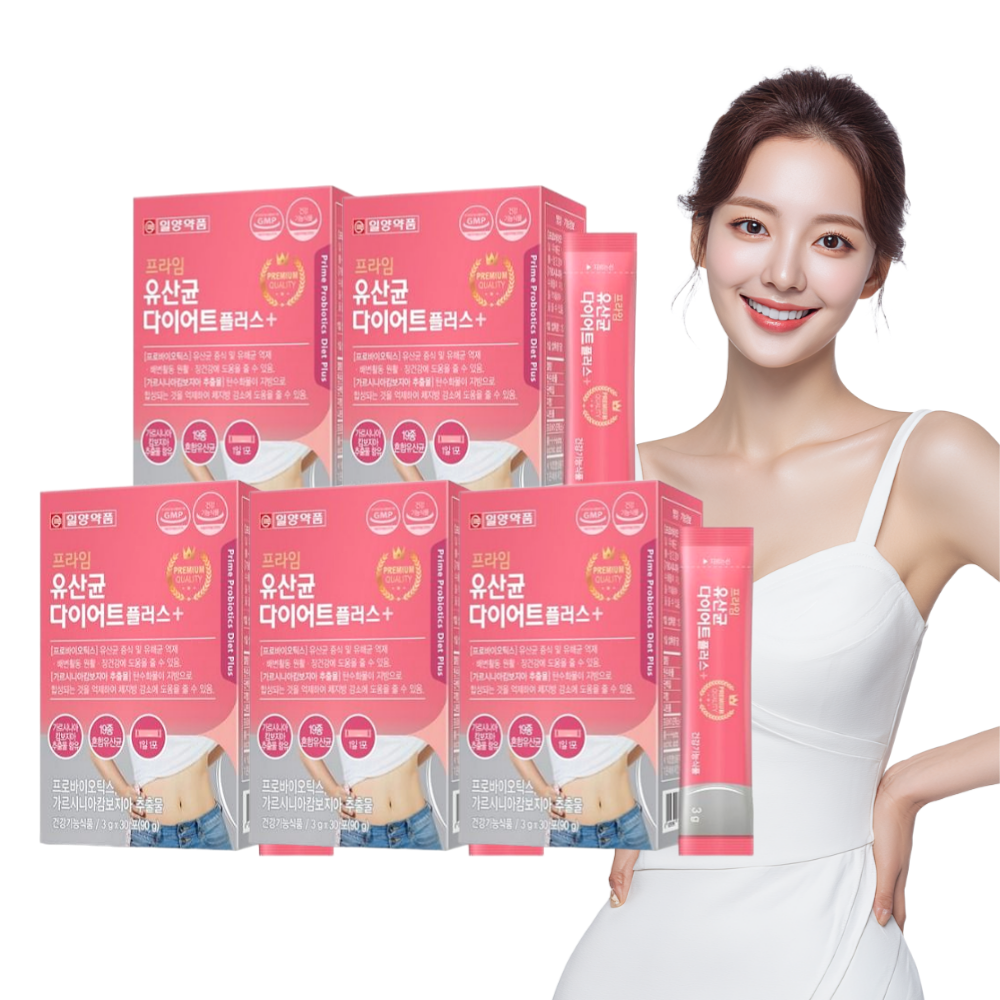 일양약품 가르시니아 다이어트 모유유래 유산균 30포, 5개 - 상품 이미지