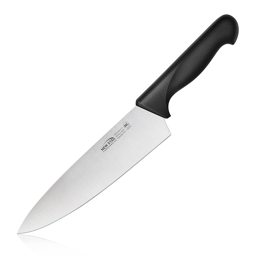 New Star Foodservice Essential 20.3cm(8인치) 독일 나이프, 스틸 셰프 - 상품 이미지