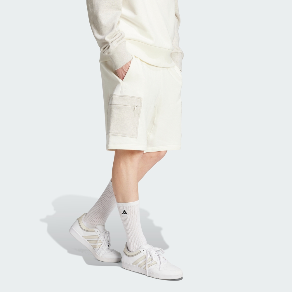 [아디다스 공식] ALL SZN French Terry Colorblock 쇼츠 JN9483 이미지 3