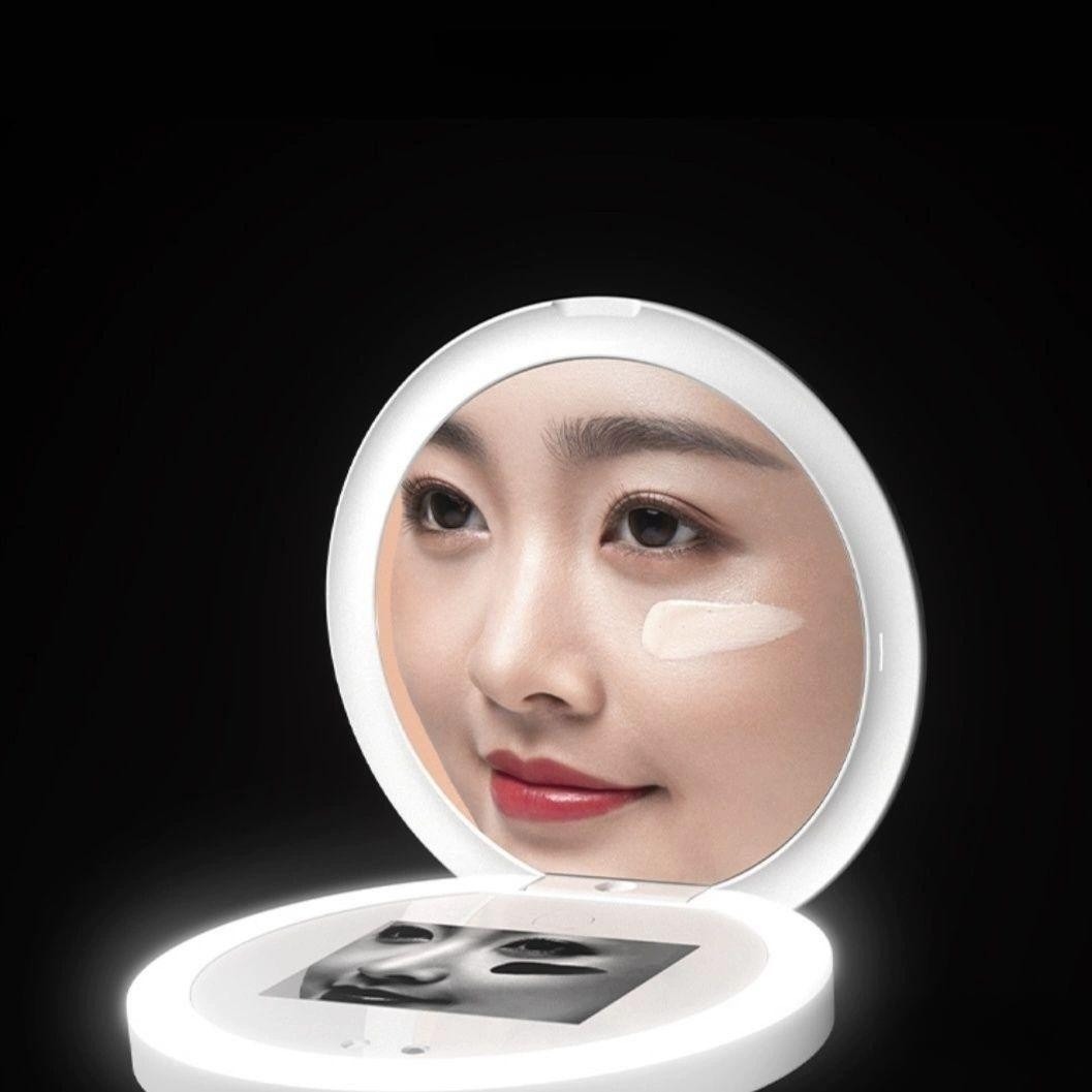 자외선카메라 차단확인 미러 UV 메이크업 스마트 자외선 차단 메이크업 거울 - 상품 이미지