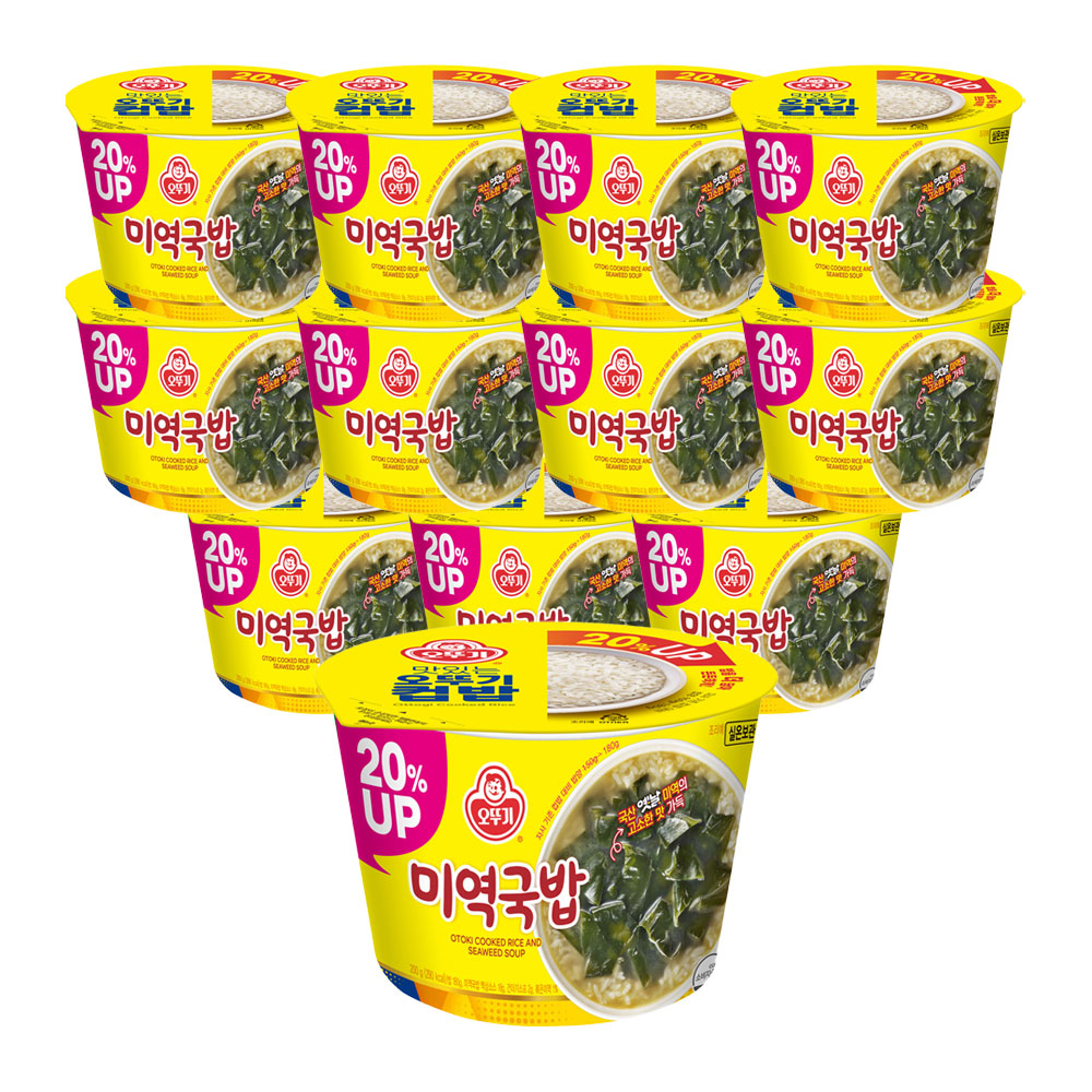 오뚜기 컵밥 미역국밥(증량) 200g, 12개 - 상품 이미지