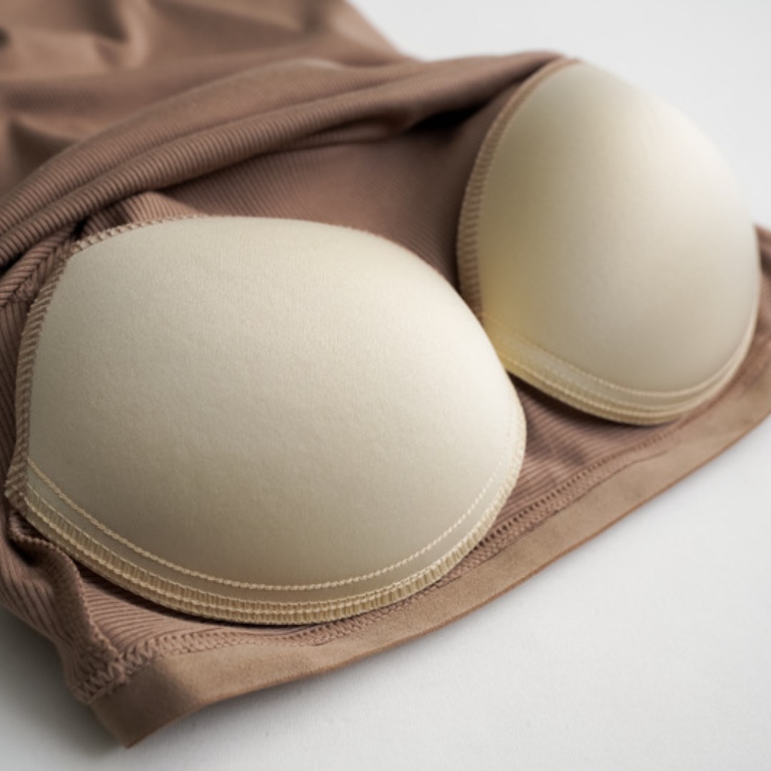 미브레 캡내장 라운드넥 민소매 나시 R 블랙, XL 이미지 8