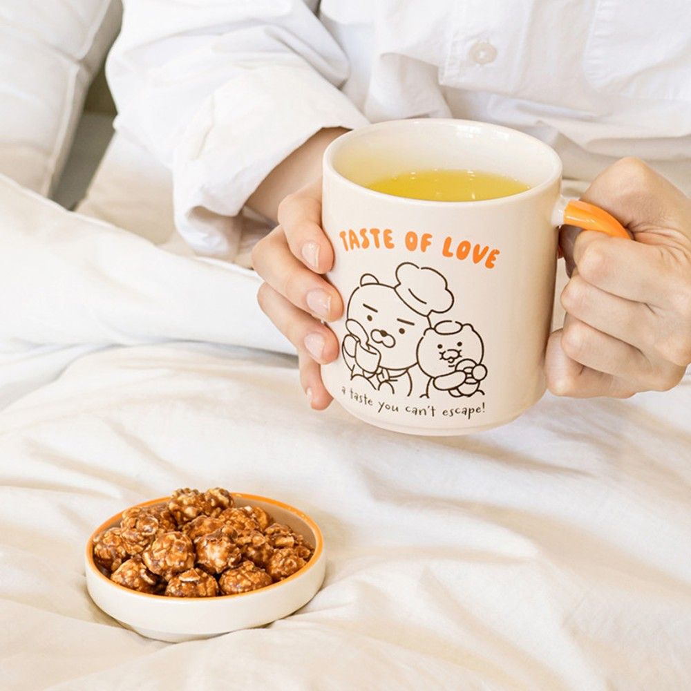 춘식이 머그 컵 잔 380ml 뚜껑 카카오 선물 - 상세 이미지 5