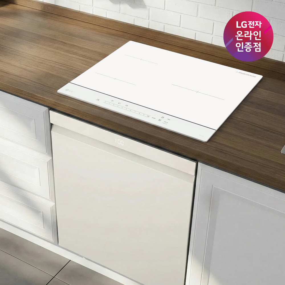LG 디오스 오브제컬렉션 식기세척기 + LG 디오스 인덕션 세트 (DUE6BGL1E + BEI3QKHLOE / 6BG1E-QKHE) - 상품 이미지