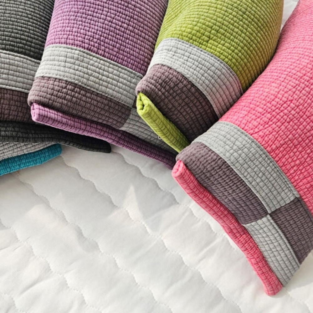 옛날베개 동그란베개 매밀 배개 성인 옆잠 워싱 면 시원한