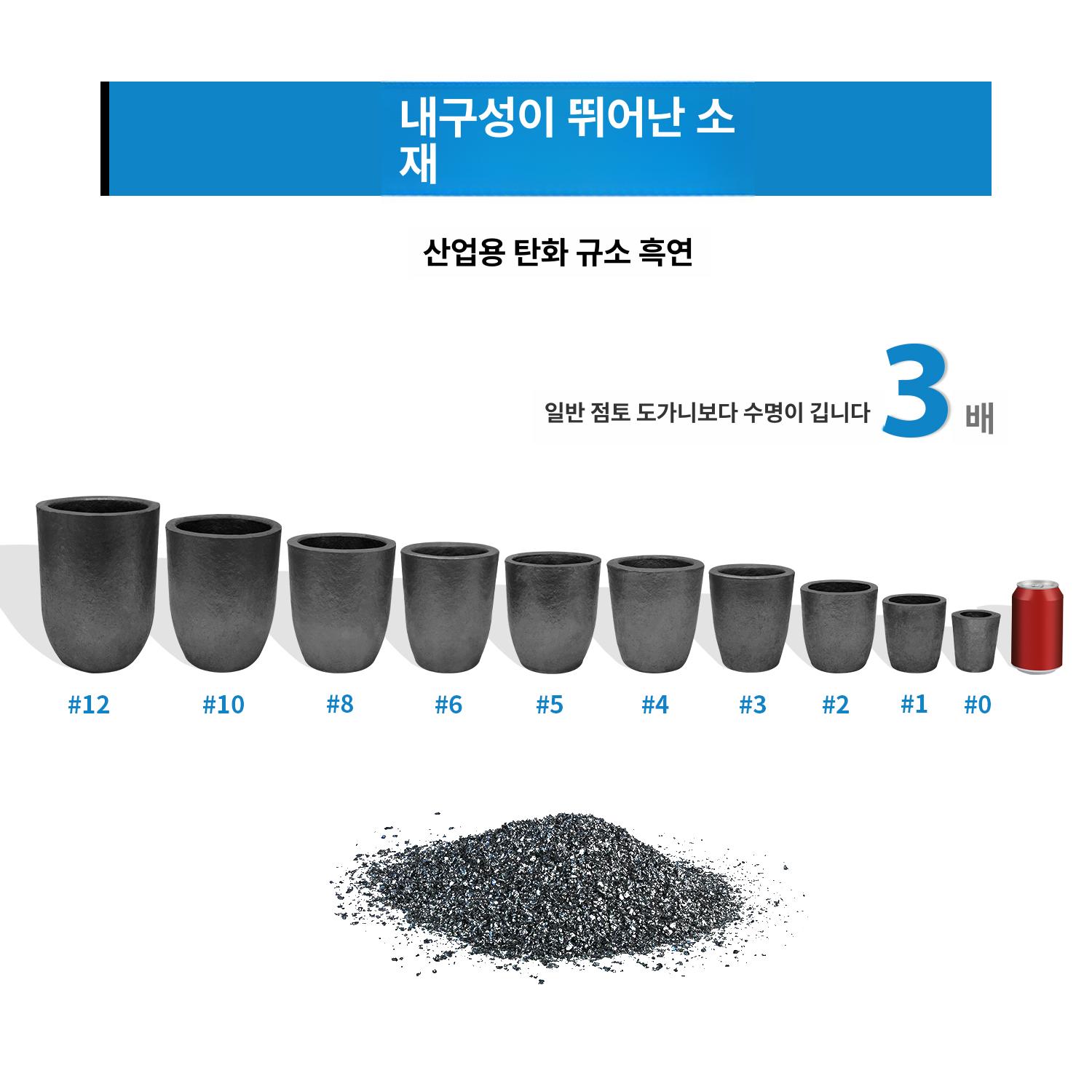 소형 가스 용광로 도가니 주물 용해로 미니 가마 가정용 산업용 주조 제련 가열 - 상세 이미지 5