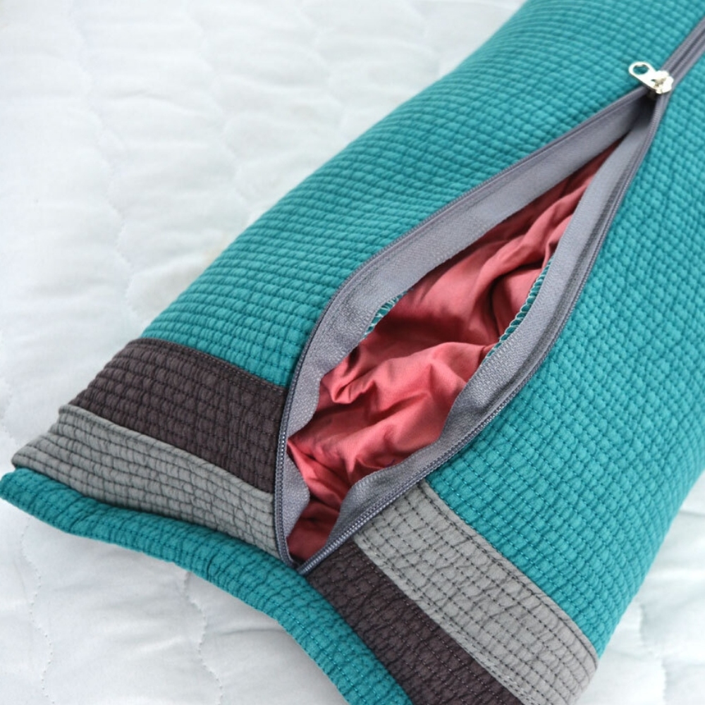 옛날베개 동그란베개 매밀 배개 성인 옆잠 워싱 면 시원한