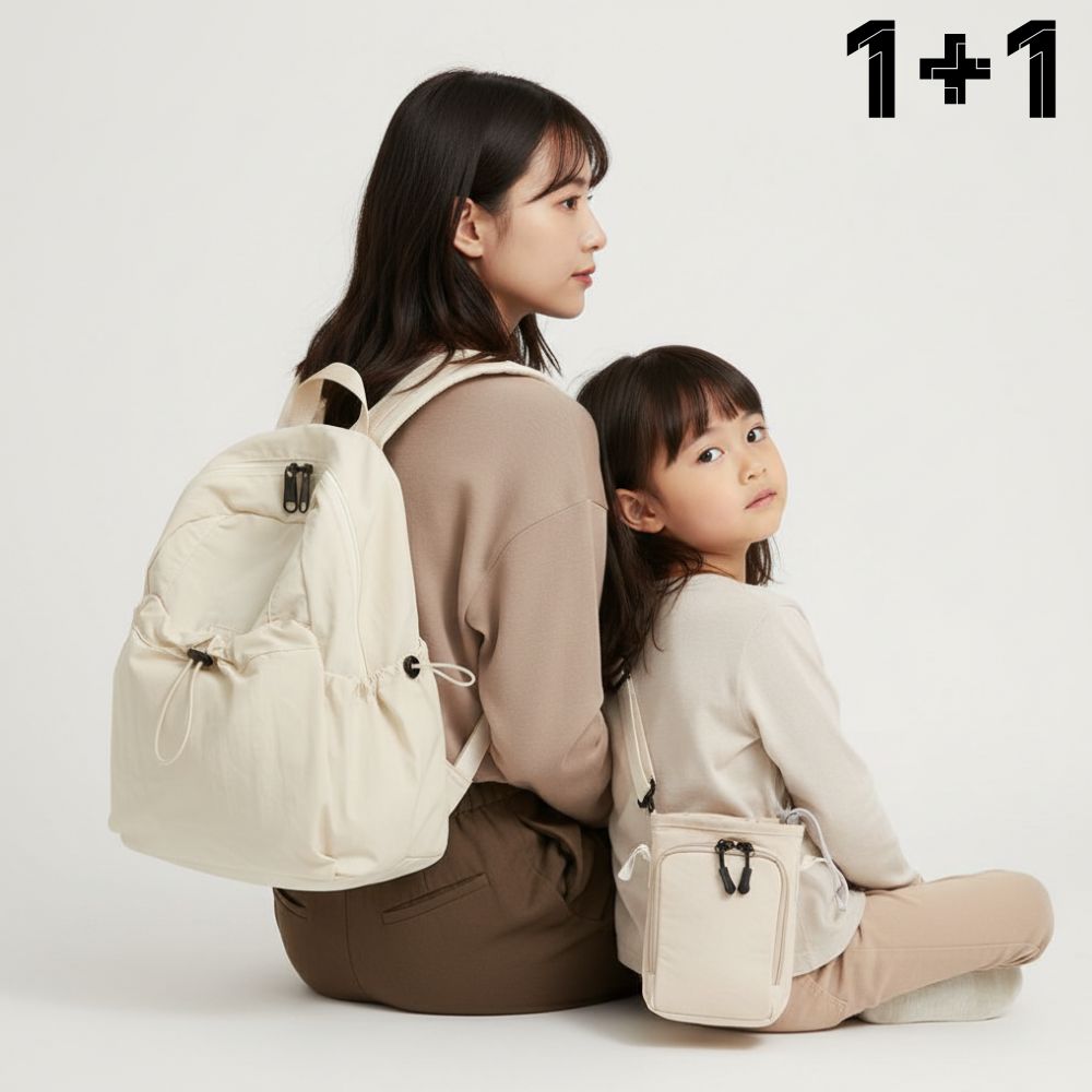 레브리 기저귀가방 백팩 미니미백 숄더백 가벼운 크로스백 아기짐가방 아기엄마백팩 나일론 방수 - 상품 이미지