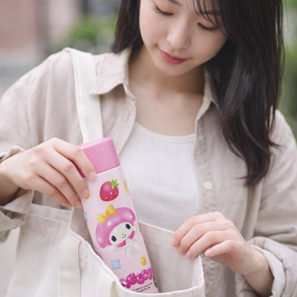 산리오 캐릭터 퍼피벌룬 스텐 머그보틀 160ml, 마이멜로디 이미지 6
