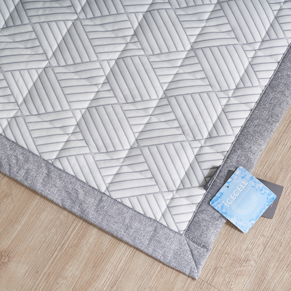 나라데코 여름 듀라론 냉감 돌 쇼파패드 3인용 65x180 - 상세 이미지 5