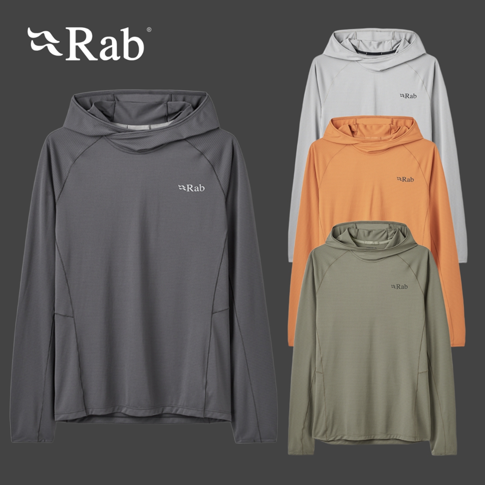 RAB 소닉 티 후디 NEW 랩 소닉 긴팔 티셔츠 후드 속건조 체취컨트롤 백패킹 등산 러닝 - 상품 이미지