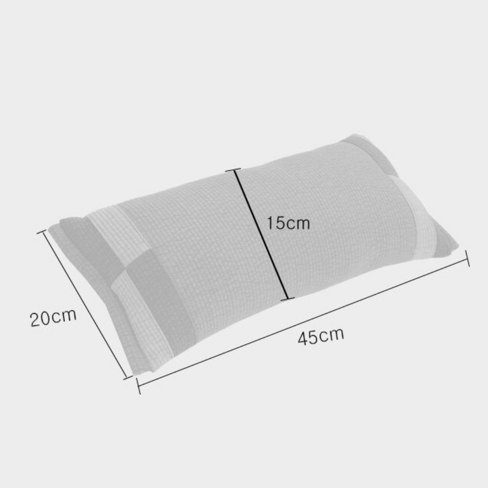 옛날베개 동그란베개 매밀 배개 성인 옆잠 워싱 면 시원한