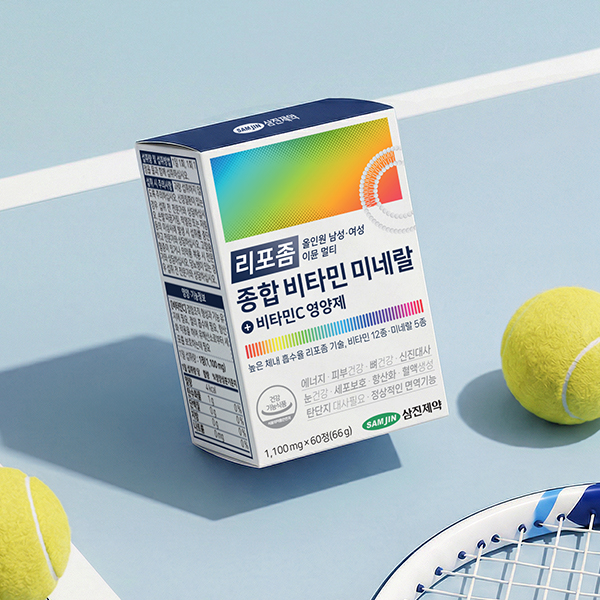 삼진제약 리포좀 올인원 남성 여성 이뮨 멀티 종합 비타민 미네랄 영양제 60정, 1개 이미지 3