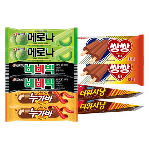 [인기 5종 구성] 빙그레·해태 아이스크림 종합세트 (메로나/비비빅/누가... 맛있게 먹은 솔직 후기 - 상품 이미지 1