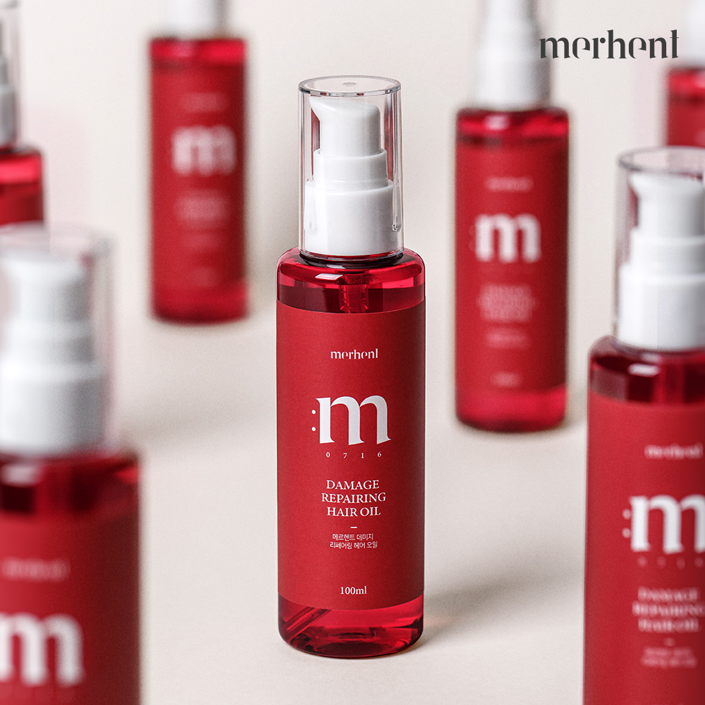 1+1 메르헨트 아르간 헤어 오일 에센스 100ml 컬링 컬크림 파마 볼륨 수분 머리 - 상세 이미지 3