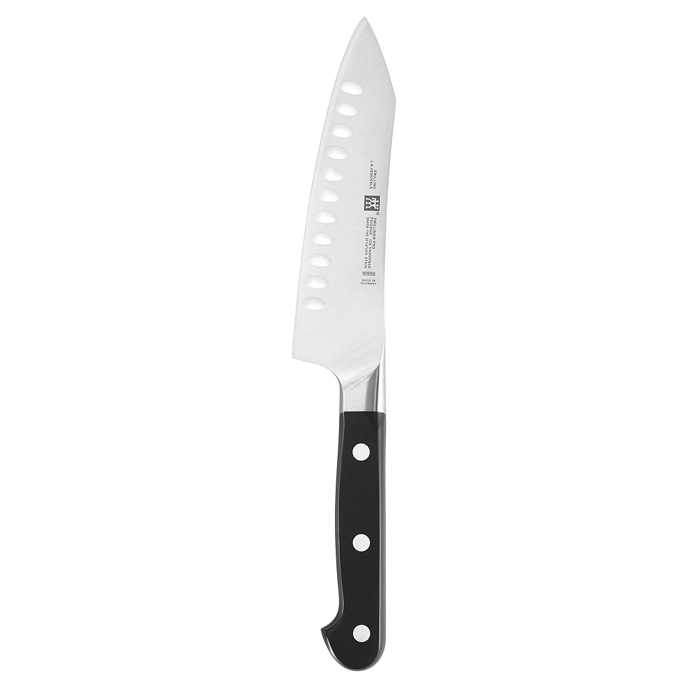 ZWILLING Pro 14cm(5.5인치) 할로우 엣지 산토쿠 나이프 락킹 Stainless Steel 5.5 - 상품 이미지