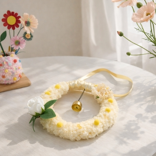 모루 봄꽃 리스 만들기 diy 키트 방꾸미기 인테리어 방과후 미술수업 이미지 7