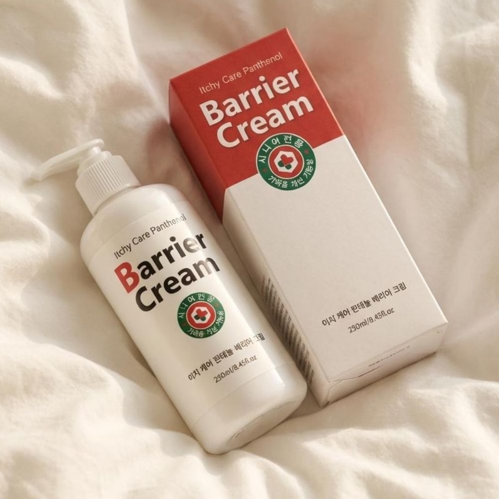 화도 기능성 판테놀 베리어 크림 250ml 속건조 시니어 보습 크림 - 상세 이미지 3