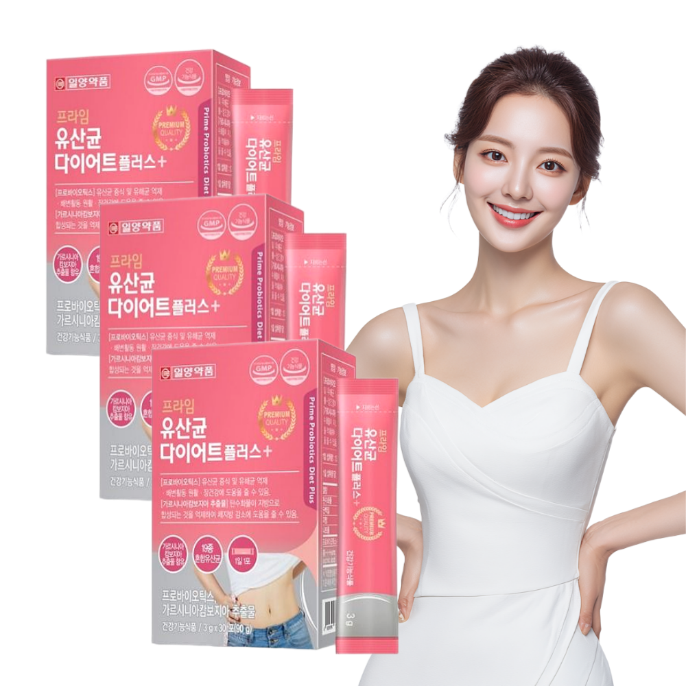 일양약품 가르시니아 다이어트 모유유래 유산균 30포, 3개 - 상품 이미지