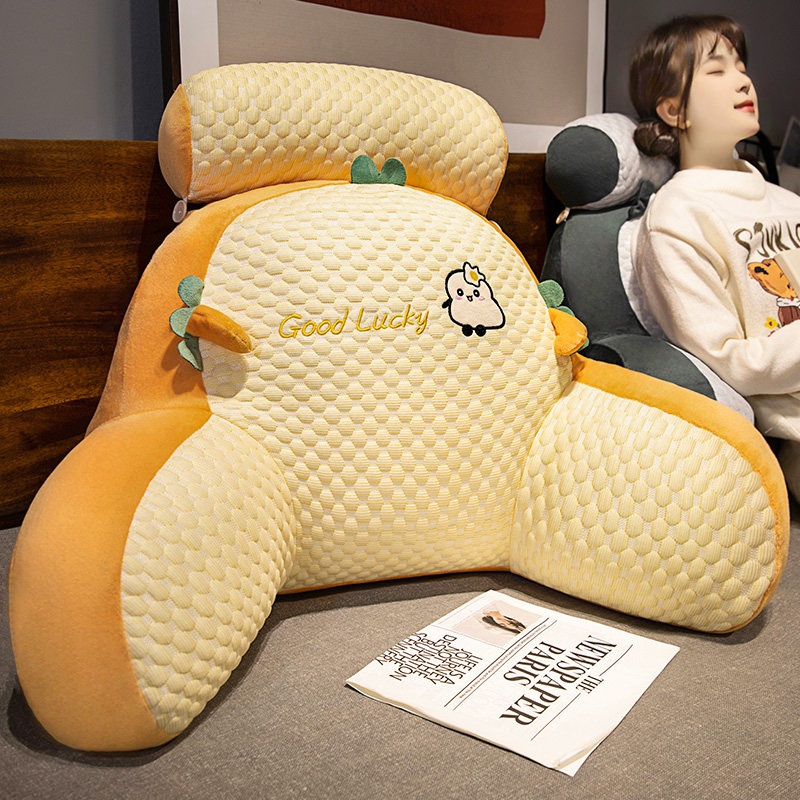 쿨링 허리받침대 아이스 테릴렌 냉감 통기성 다기능 대왕 팔걸이 등쿠션 분리형 경추베개 - 상품 이미지