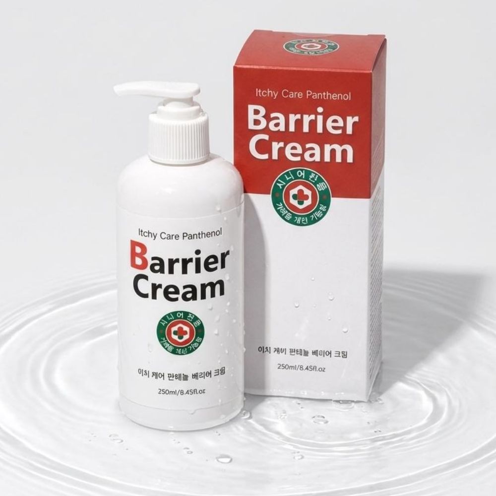 화도 기능성 판테놀 베리어 크림 250ml 속건조 시니어 보습 크림 - 상세 이미지 2