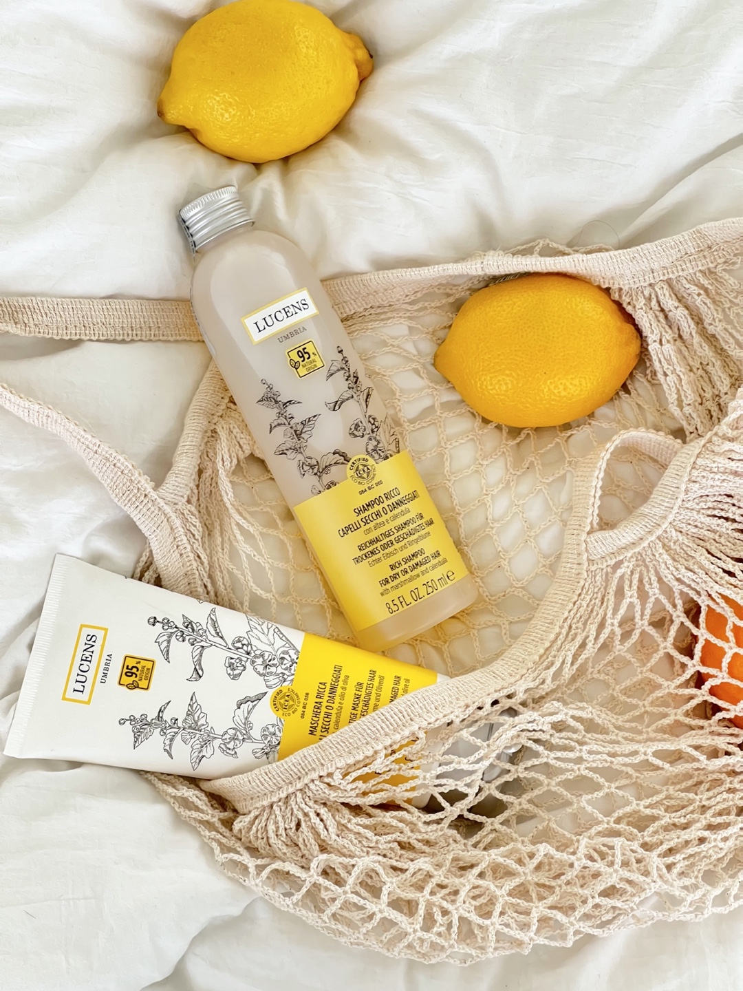 루센스 데미지리치 손상건조샴푸 500+250ml /이태리 천연 유기농 비건샴푸 이미지 6