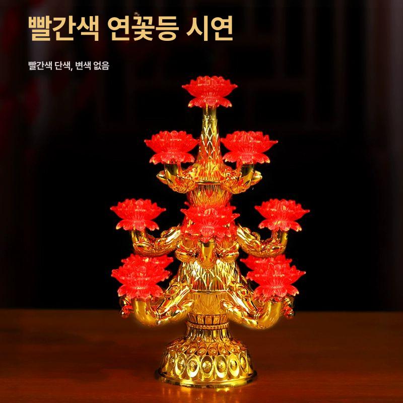 인등 축제 불교 공단등 전선 연등 램프 미니 연꽃잎 법당 배터리 행사 만월등 소원등 - 상세 이미지 3