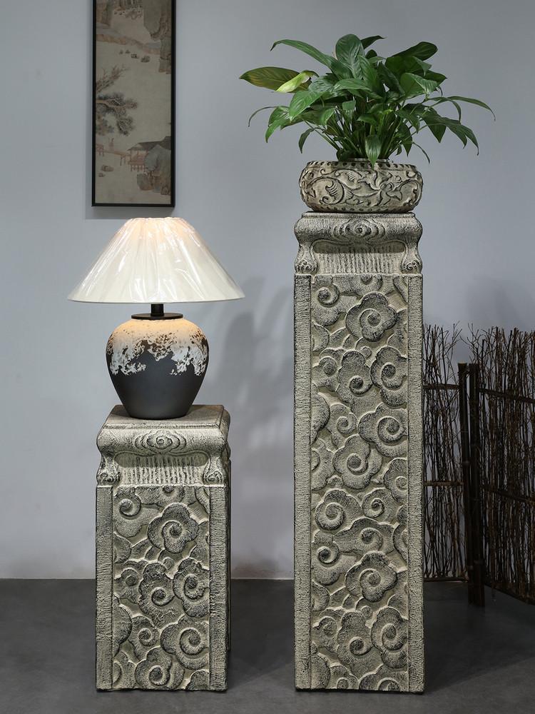 해태 조각상 정원 A 입구 전통 모형 가벼운 장식 해치 70cm 길상운 기둥 - 상세 이미지 3