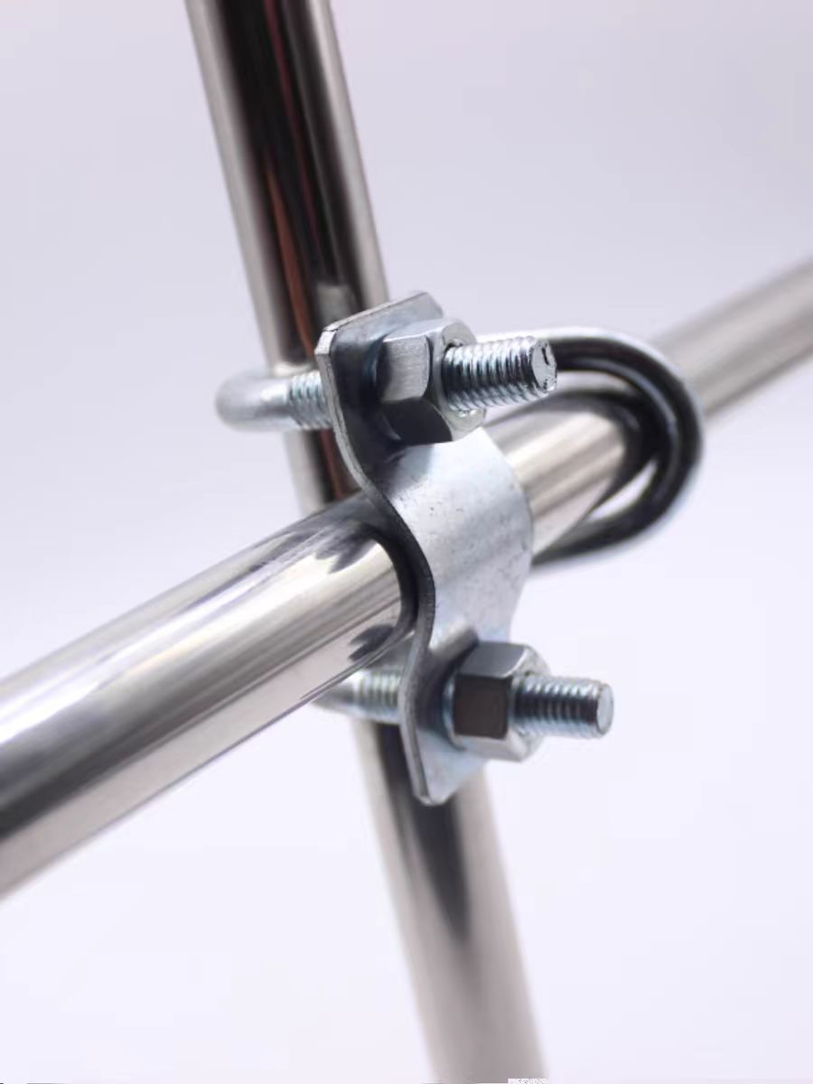 스텐 파이프 클램프 팔렌콩 배관 자 브래킷 4분 4분 20mm 20mm - 상품 이미지