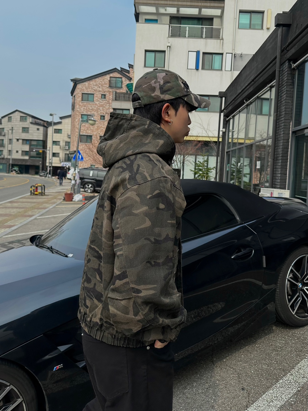 밀리터리 카모 후드 자켓 이미지 7