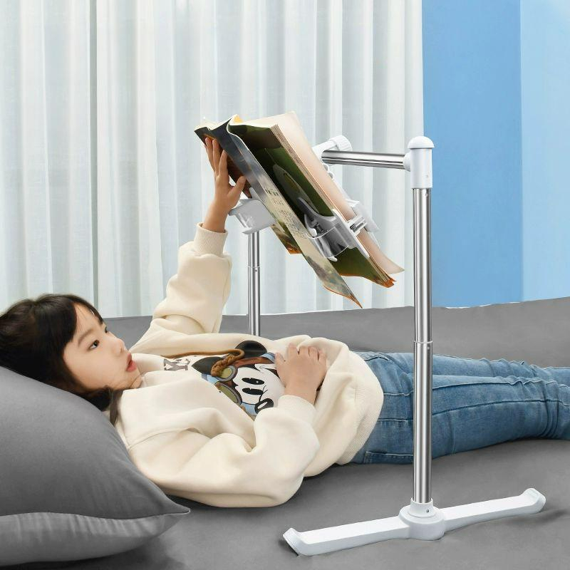 누워서독서대 북 각도 받침 보조대도서 만화책 침대 [360 회전척/각도 조절 가능] - 상세 이미지 2