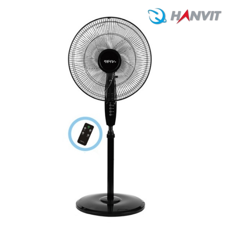 산업용 키큰선풍기 40cm 공장 작업장 리모컨 업소용 스탠드선풍기 - 상품 이미지