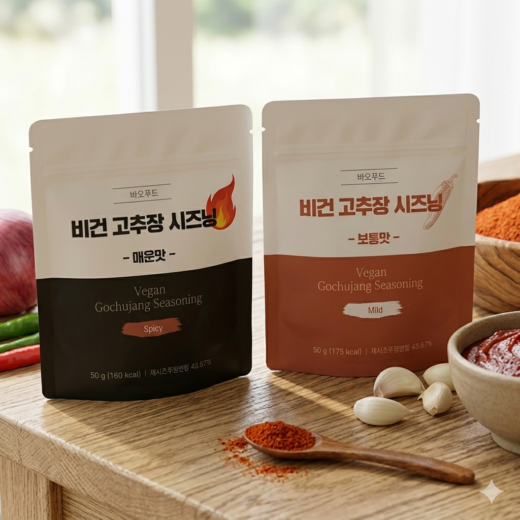 비건 고추장 시즈닝 순한맛 글루텐프리 분말 볶음 양념 가루 - 상세 이미지 4